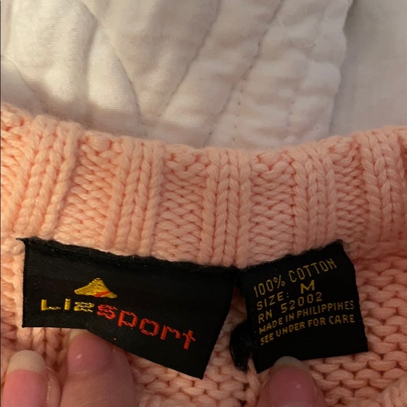 Heavyweight cropped vintage 80s sweater - Picture 4 of 4